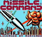 Missile Command (Europe) Title Screen